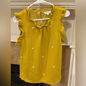 THML flower embellishment top